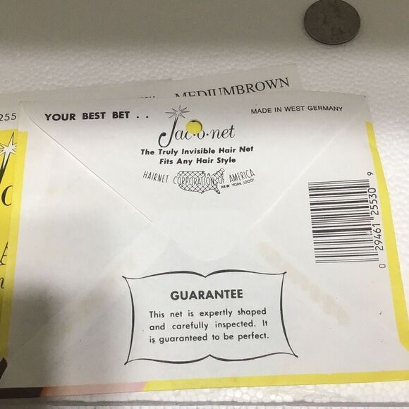 Set of 3 vintage jay-co-net Buffant hairnets - Picture 3 of 3